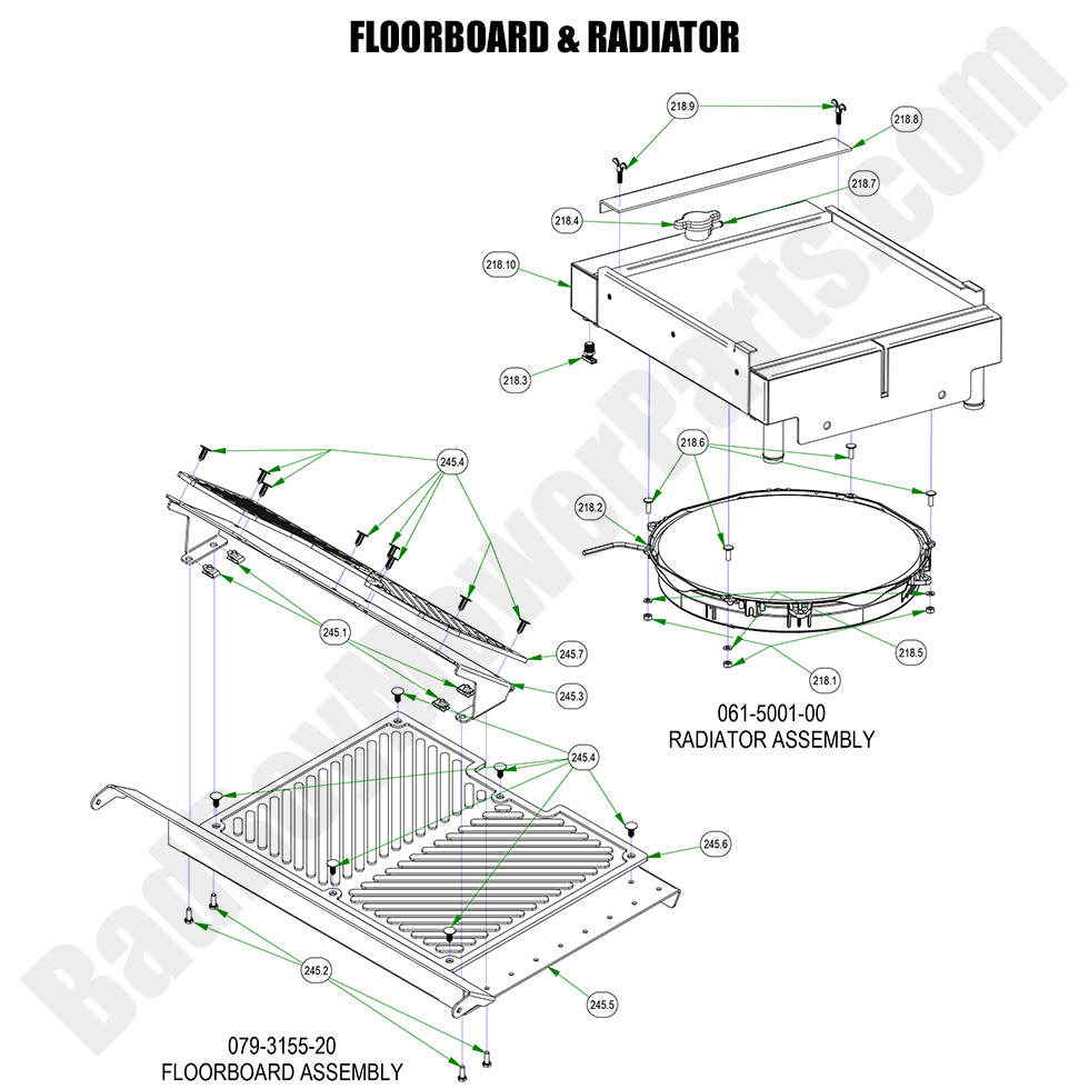 2023 Renegade - Diesel - Floorboard & Radiator - Detail